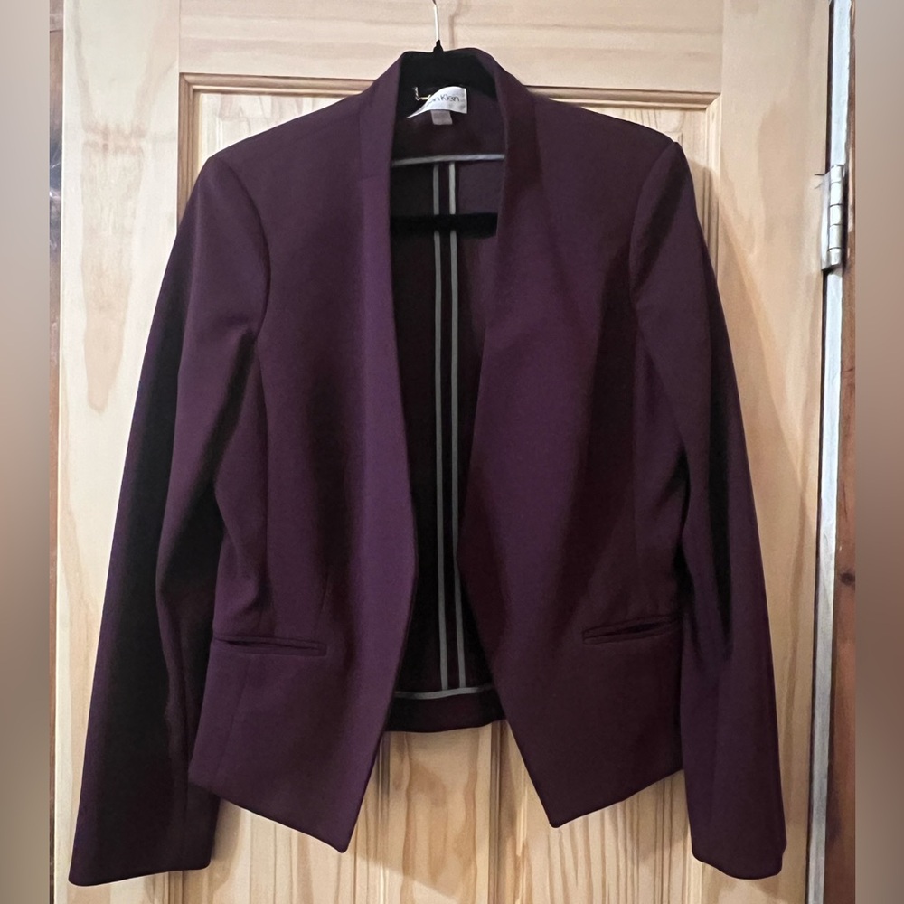 Calvin Klein Deep Purple Women's Blazer
